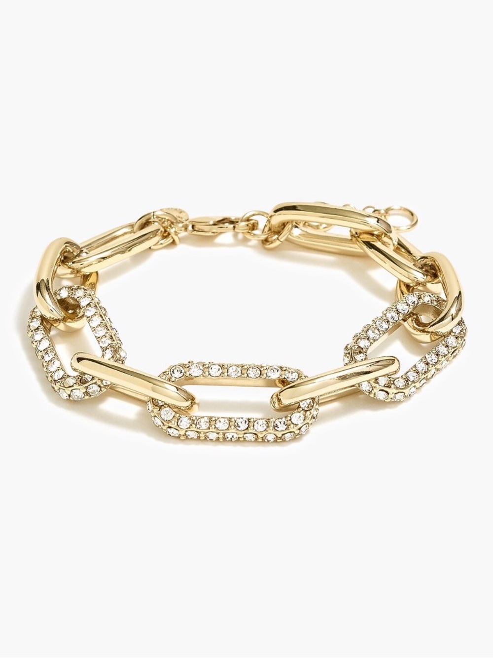 J. Crew Pavé links bracelet NWT